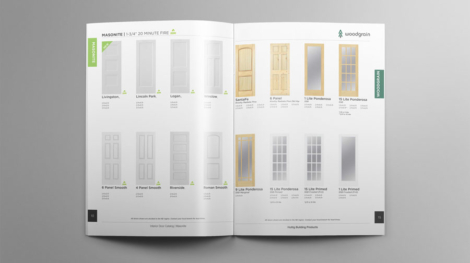 door catalog design