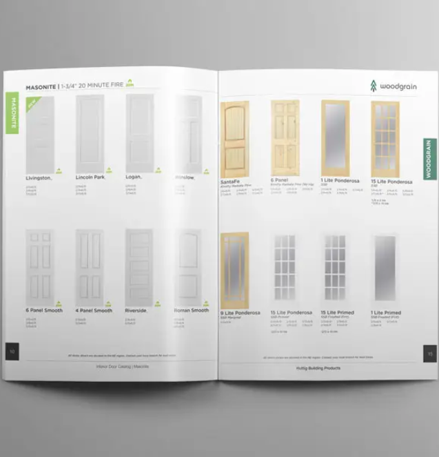 door catalog design