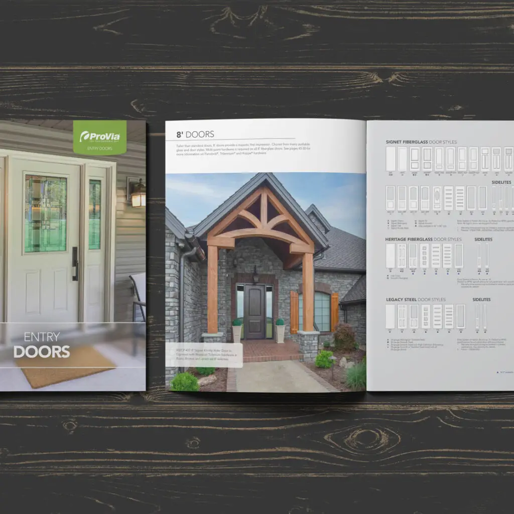 Discover the extraordinary craftsmanship and exceptional design options in the ProVia Doors catalog. From stunning entry doors to elegant patio doors, ProVia offers a diverse range of high-quality and energy-efficient door solutions. Explore the ProVia Doors catalog today and find the perfect door to enhance your home's aesthetics, security, and energy efficiency.