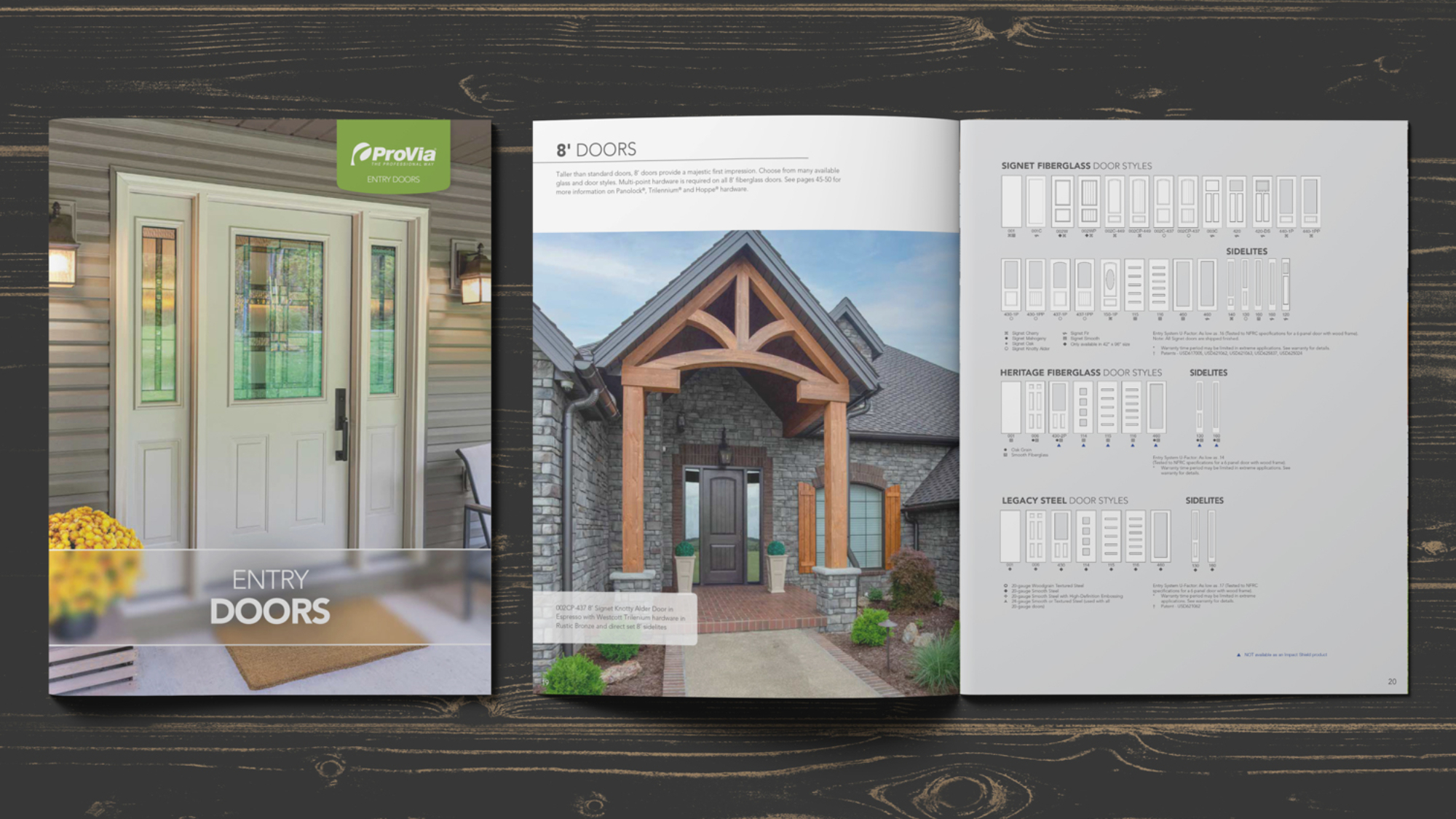 Discover the extraordinary craftsmanship and exceptional design options in the ProVia Doors catalog. From stunning entry doors to elegant patio doors, ProVia offers a diverse range of high-quality and energy-efficient door solutions. Explore the ProVia Doors catalog today and find the perfect door to enhance your home's aesthetics, security, and energy efficiency.