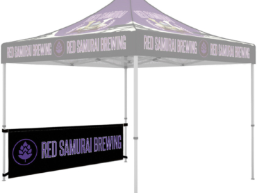 Enhance your outdoor experience with the 10ft Canopy Half Wall by Gott Marketing. Designed to complement your canopy setup, this versatile half wall provides privacy and serves as an excellent branding opportunity. Elevate your events with a functional and stylish addition to your outdoor display.