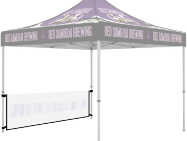 ONE-CHOICE-10-ft.-Aluminum-Canopy-Tent-Half-Wall_Single Sided Graphic Package-Black Trim Color-01