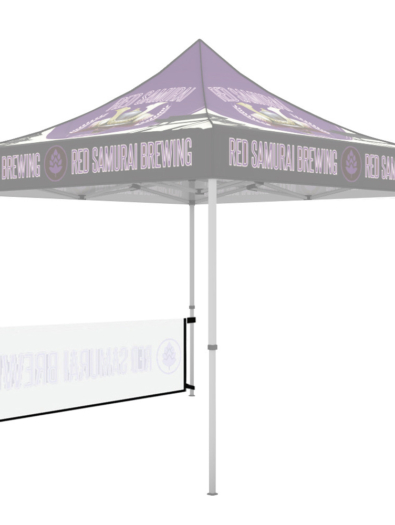 ONE-CHOICE-10-ft.-Aluminum-Canopy-Tent-Half-Wall_Single Sided Graphic Package-Black Trim Color-01