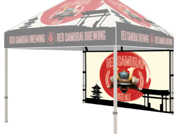 Maximize the impact of your One Choice Canopy Tent with our custom printed back wall. Easily attachable using hook and loop, this back wall transforms your canopy into a powerful branding tool, providing a seamless and professional backdrop for your events. Elevate your display with a personalized touch that leaves a lasting impression!