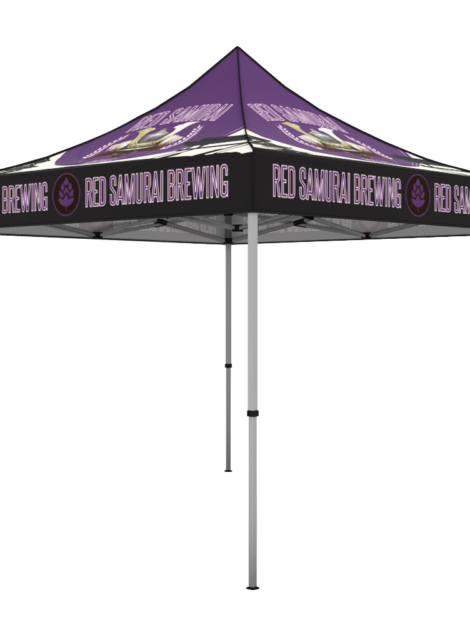 Discover the pinnacle of sophistication and strength with our 10' Aluminum Canopy Tent. Tailored for corporate excellence, this canopy combines lightweight aluminum construction with a sleek design, providing instant shade and a professional aura for your trade shows and events. Elevate your brand with the perfect blend of style and resilience!