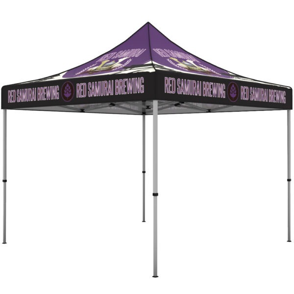 Discover the pinnacle of sophistication and strength with our 10' Aluminum Canopy Tent. Tailored for corporate excellence, this canopy combines lightweight aluminum construction with a sleek design, providing instant shade and a professional aura for your trade shows and events. Elevate your brand with the perfect blend of style and resilience!