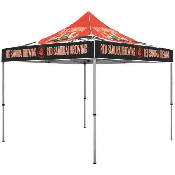 Make a lasting impression at trade shows and corporate events with our 10' Pop-Up Canopy Tent. Crafted from premium steel, this canopy combines durability with sleek design, providing instant shade and enhancing your brand's visibility. Explore the perfect solution for your corporate needs!