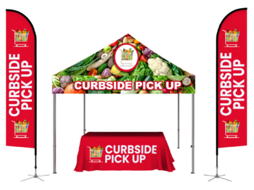 Unleash the power of outdoor branding with our comprehensive Outdoor Kit. Featuring a 10' Aluminum Tent, two 14' Feather Flags, and a 6' 4-Sided Table Throw, this kit is your all-in-one solution to make a lasting impact at outdoor events. Elevate your brand visibility with a cohesive and professional display that stands out in any setting.