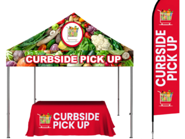 Discover the power of Kit 3 - a curated collection of our best-selling displays. Perfect for trade shows, showrooms, or on-the-go events, this kit includes the ONE CHOICE 10ft. Aluminum Casita Canopy Tent, a Feather Flag with a large 14' X Base, and a Full-Color 6ft. 4-Sided Table Throw. Elevate your brand's presence with this comprehensive kit designed for unparalleled impact.