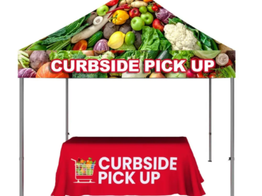 Unlock unparalleled brand presence with One Choice Showcase Kit 4 - a trio of our best-selling displays. Ideal for trade shows, showrooms, or on-the-go events, this kit features the ONE CHOICE 10ft. Aluminum Casita Canopy Tent Graphic Package and a Full-Color 6ft. 4-Sided Table Throw. Elevate your brand's visual appeal and make a lasting impression at every venue.