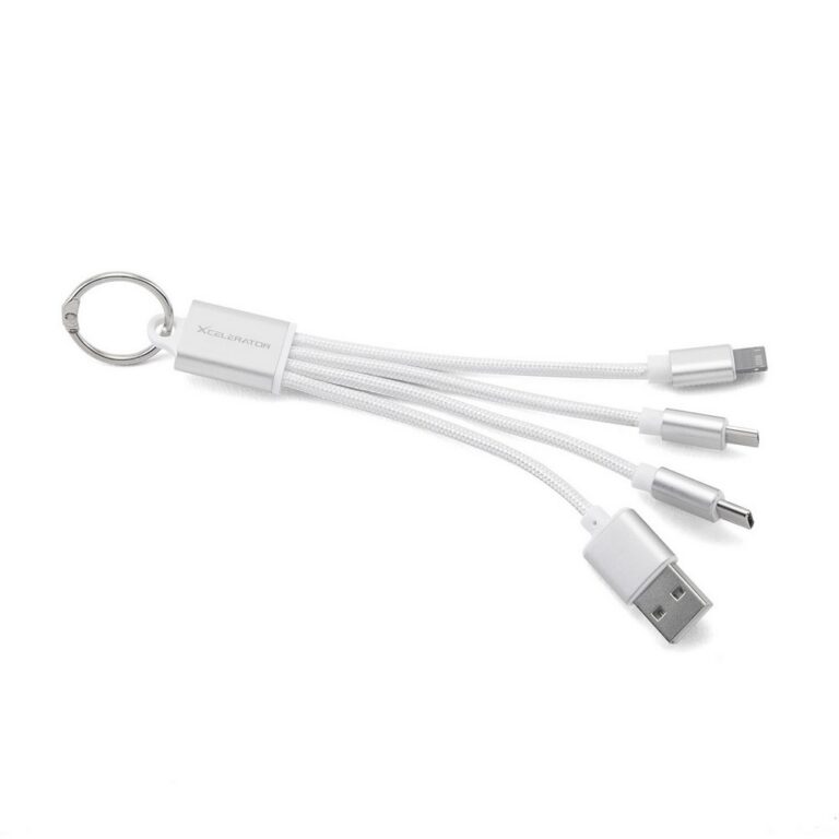 3-in-1 Keychain Charging Cable