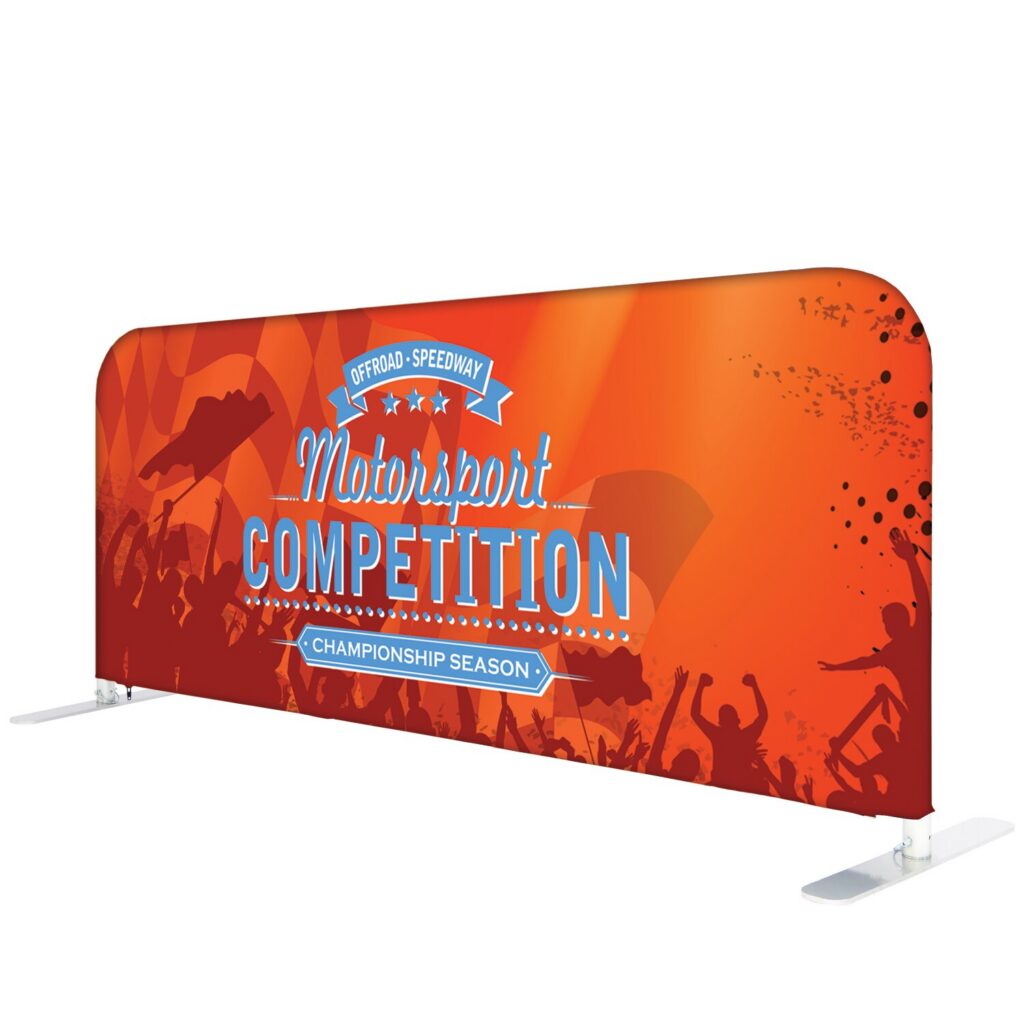Outdoor barrier banner