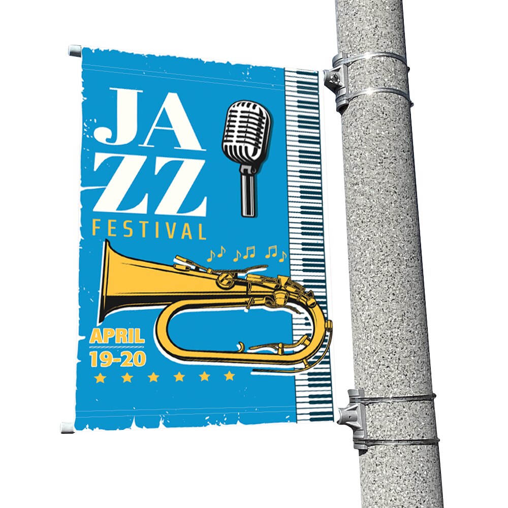 Pole banners