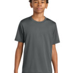A4 Youth Cooling Performance Short Sleeve Tee in Graphite