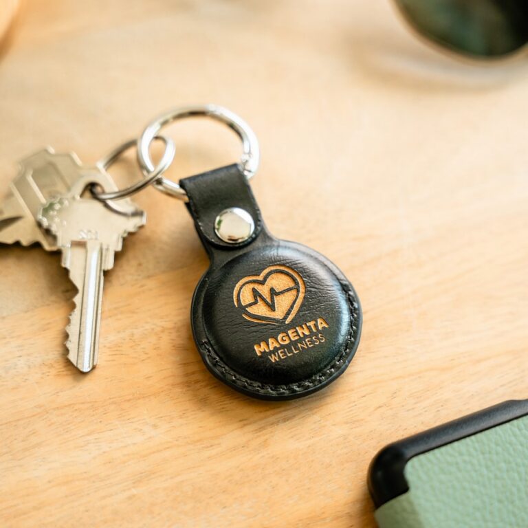 Airtag Keychain - Black