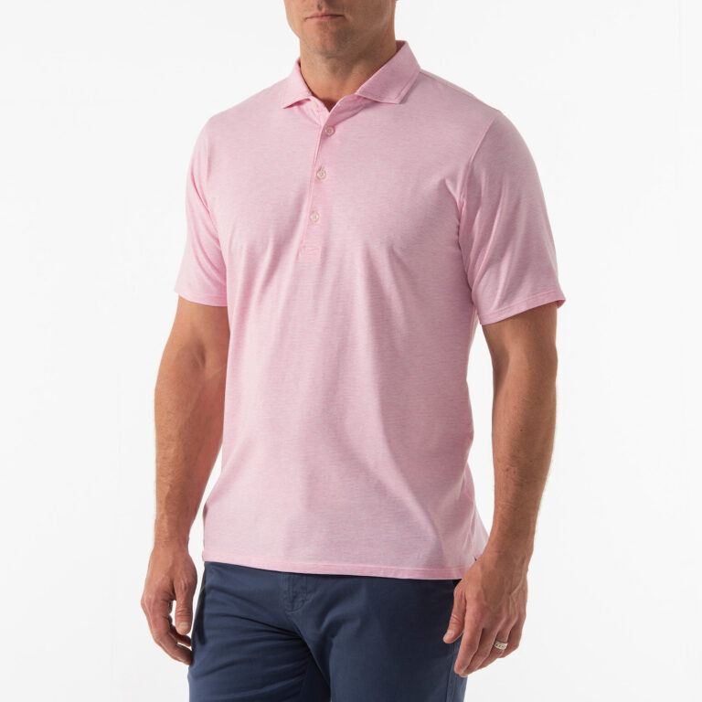 B. Draddy Brandtley Polo in Floss Heather