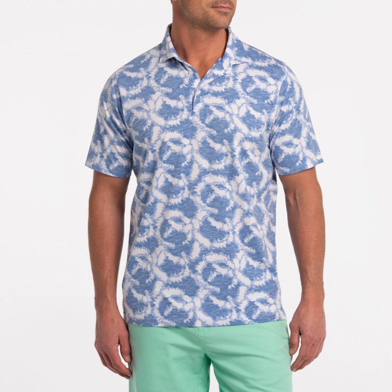 B. Draddy Bungalow Polo in Indigo