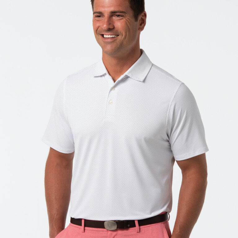 B. Draddy Captain Cool Polo in White