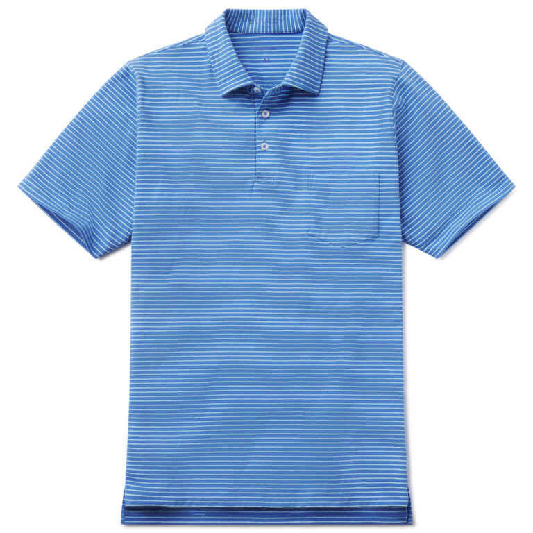 B. Draddy Coffey Polo in Indigo