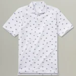 B. Draddy Cool Adkins Polo in White