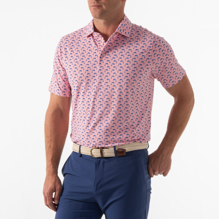 B. Draddy Cool Flipper Polo in Tickled