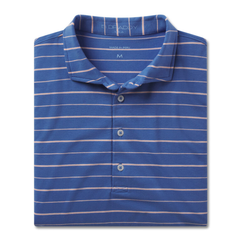 B. Draddy Eshleman Polo in Indigo