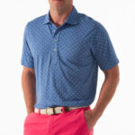 B. Draddy Positive Polo in Indigo