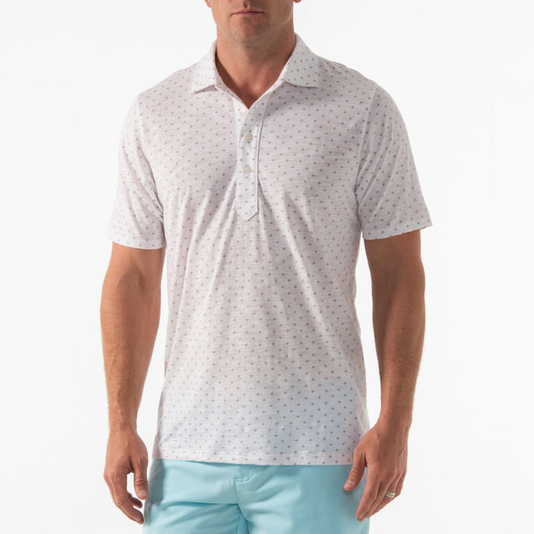 B. Draddy Positive Polo in White