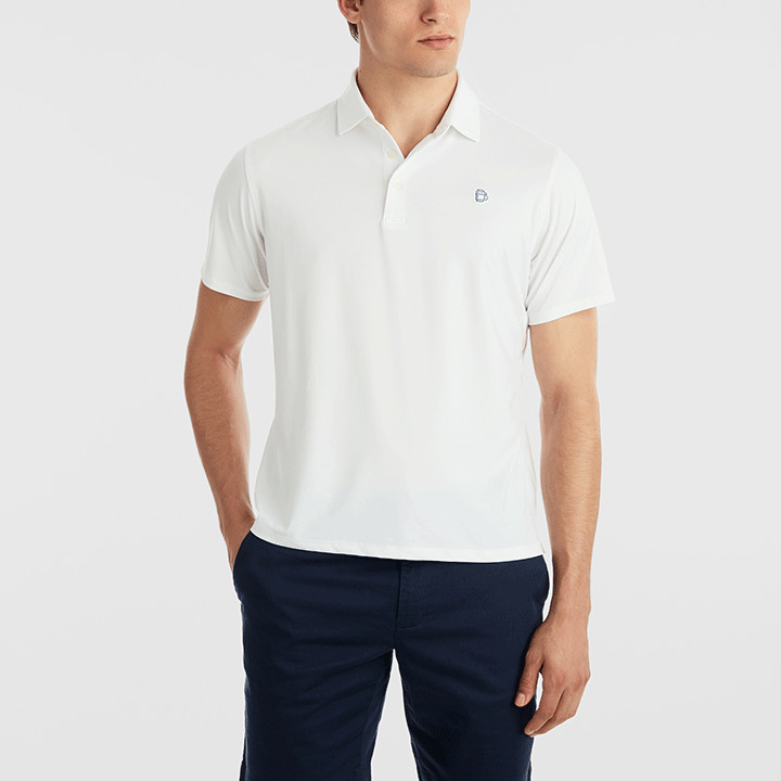 B. Draddy Ryan Polo in White