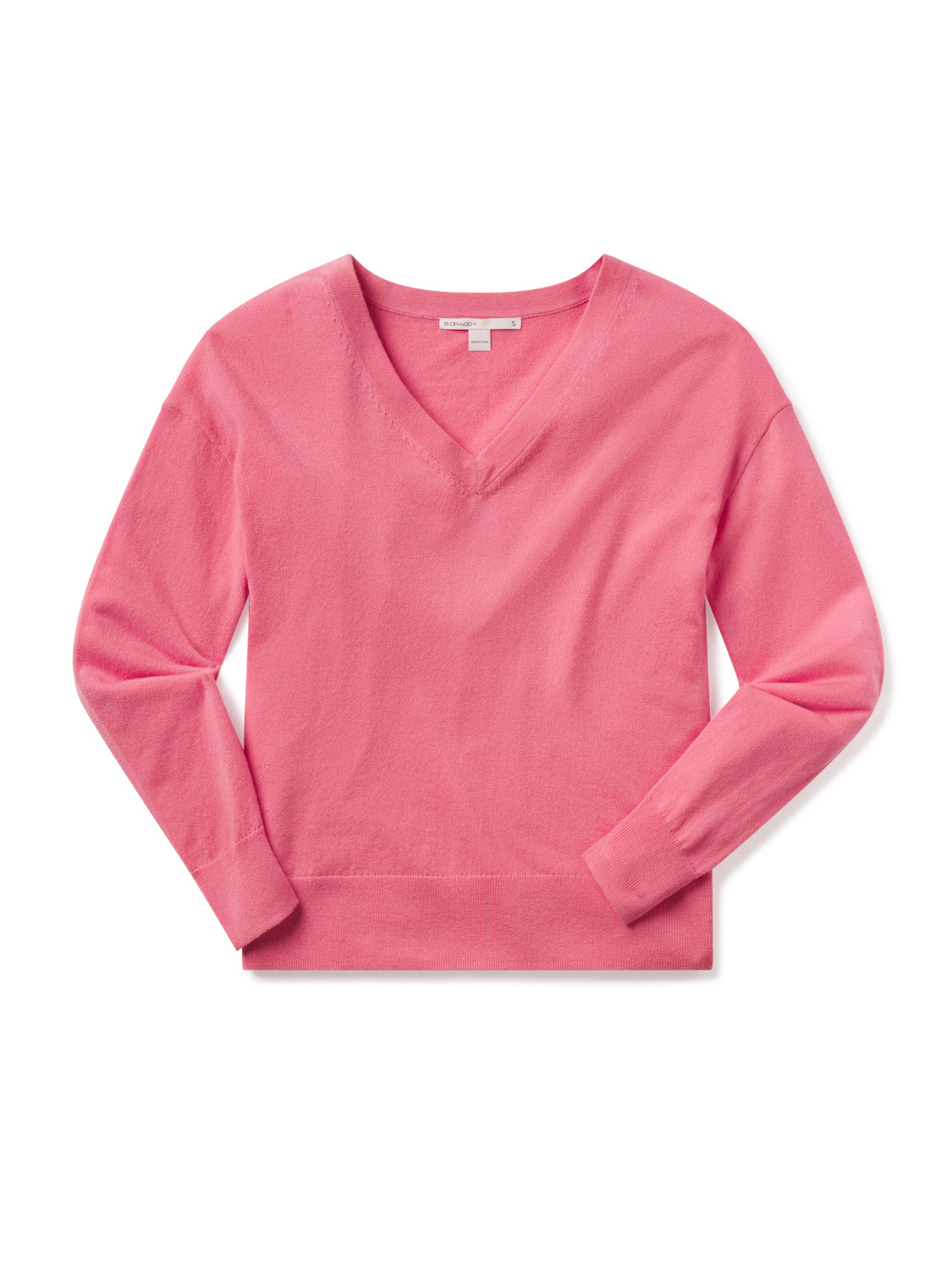 B. Draddy The Melton Cashmere V-Neck Sweater