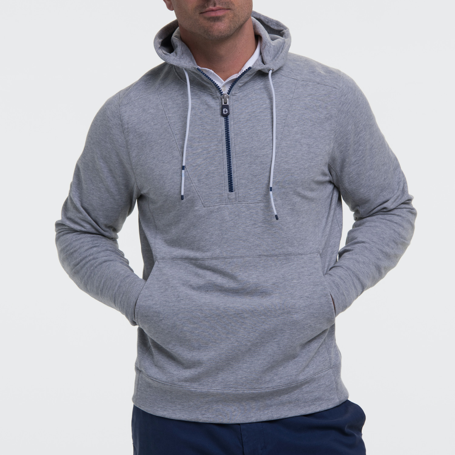 B. Draddy The Proctor Pullover in Grey Heather