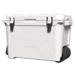 Bison 55 Qt Wheeled Cooler in White