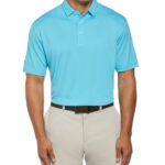 Callaway Men’s Birdseye Polo in Blue Atoll