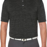 Callaway Men’s Broken Stripe Polo in Black