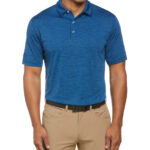Callaway Men’s Broken Stripe Polo in Blueberry Pancake