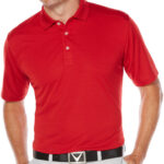 Callaway Men’s Core Performance Polo in Chili Pepper