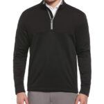 Callaway Men’s Ottoman Fleece Pullover in Black