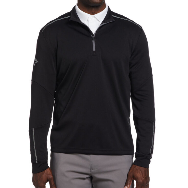 Callaway Men's Reflective 1/4 Zip Pullover in Black