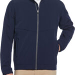 Callaway Men’s Soft Shell Full-Zip Jacket in Peacoat
