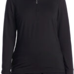 Callaway Women’s Baby French Terry 1/4 Zip in Black