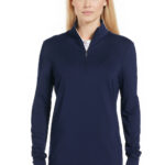Callaway Women’s Baby French Terry 1/4 Zip in Peacoat