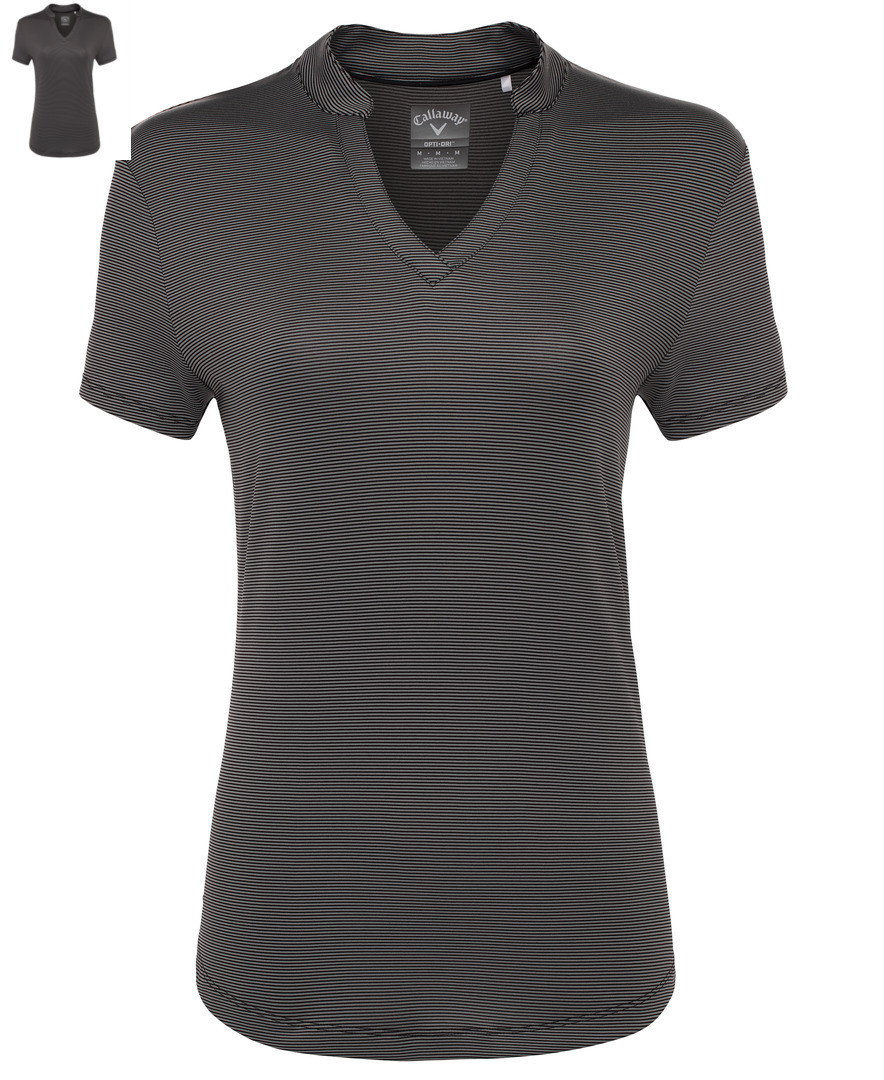 Callaway Women’s Fine Line Stripe Polo
