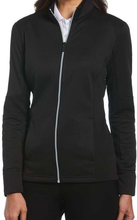 Callaway Women's Full-Zip Ottoman Jacket in Black