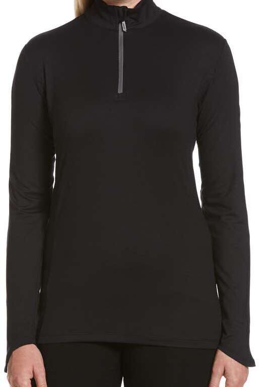 Callaway Women's Lightweight 1/4-Zip Pullover in Black