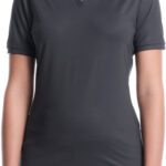 Callaway Women’s Micro Geo Printed Polo in Black