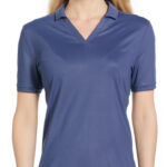 Callaway Women’s Micro Geo Printed Polo in Peacoat