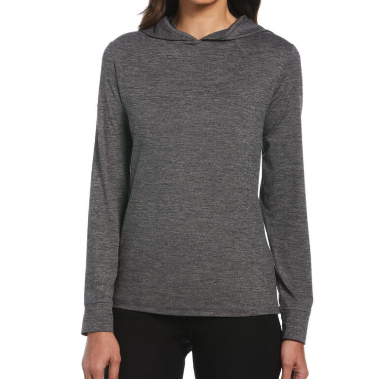 Callaway Women's Soft Touch Hoodie in Black Heather