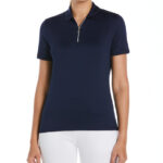 Callaway Women’s Tulip Sleeve Polo in Peacoat