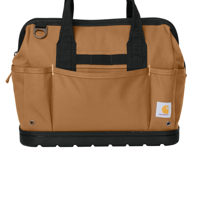 Carhartt 16-Inch Molded Base Heavyweight Tool Bag in Carhartt Brown