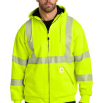 Carhartt ANSI 107 Class 3 Lined Full-Zip Sweatshirt